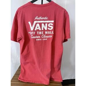 Vans Off The Wall Men’s Size Large Skate Minimalist Vintage Style T-shirt Street